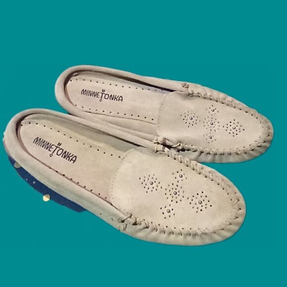 Minnetonka suede moccasins mules - Picture 1 of 6